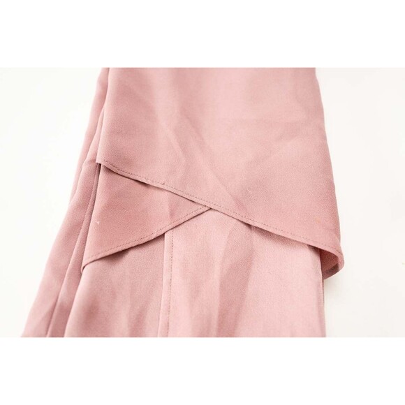 BCBG MaxAzria Astrella Dusty Pink Sleeveless Asymmetrical Hem Slip Dress Small - Picture 7 of 7